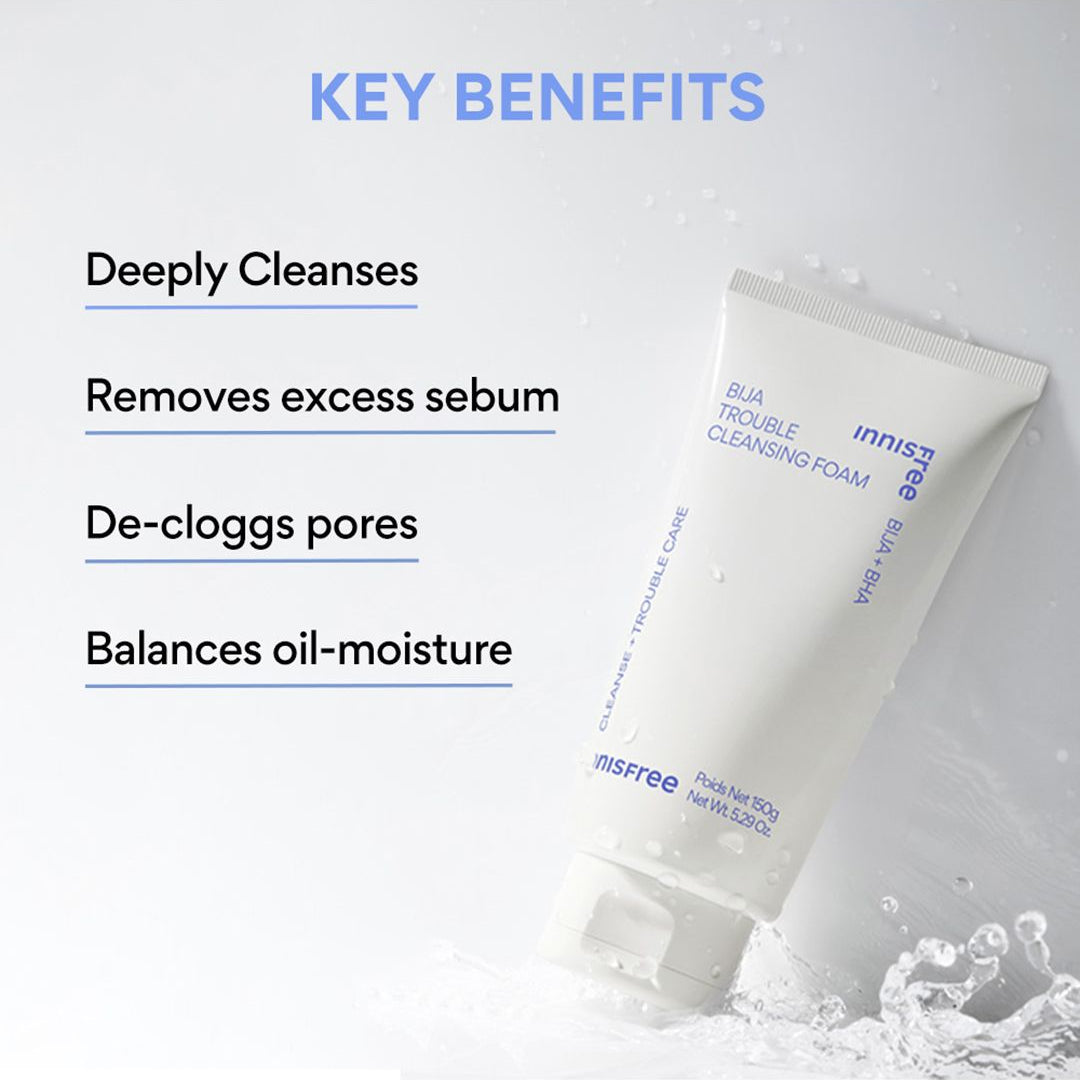 Innisfree Bija Trouble Cleansing Foam 150g