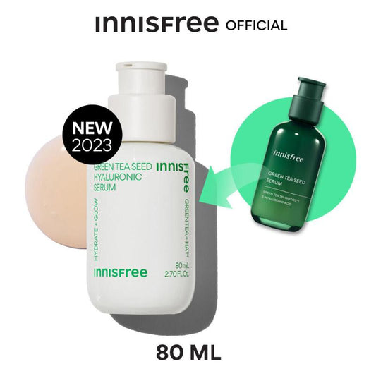 Innisfree Green Tea Seed Hyaluronic Serum (hydration), 80ml *new packaging* - Beauty Korea Dubai
