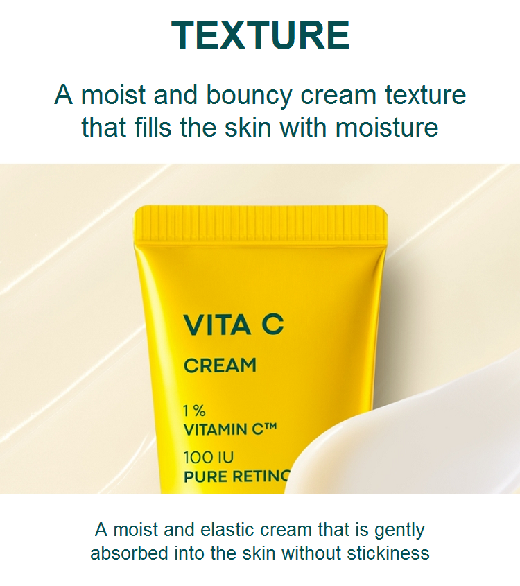 Boncept Vita C Cream 50ml (1% Vitamin C & 100 IU Pure Retinol)