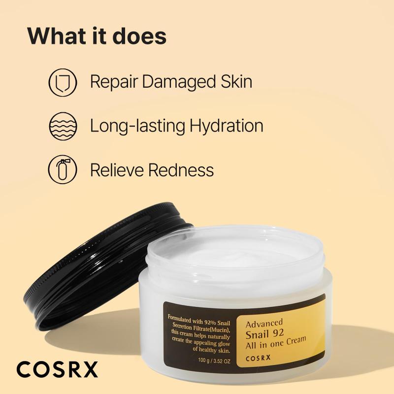 منظف يومي لطيف بحمض الساليسيليك من COSRX، 150 مل + كريم البثور من Centella، 30 جم