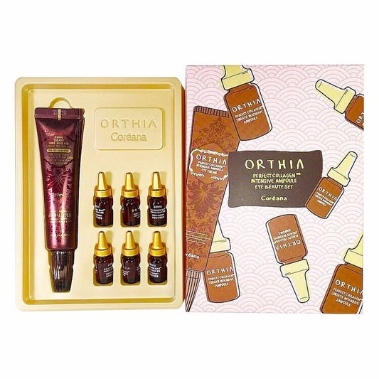 COREANA ORTHIA Perfect Collagen Intensive Ampoule Eye Beauty Set (Eyecream + Ampoule)