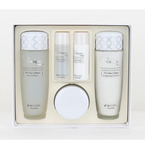 3W CLINIC Collagen Whitening Skincare Set - Beauty Korea Dubai