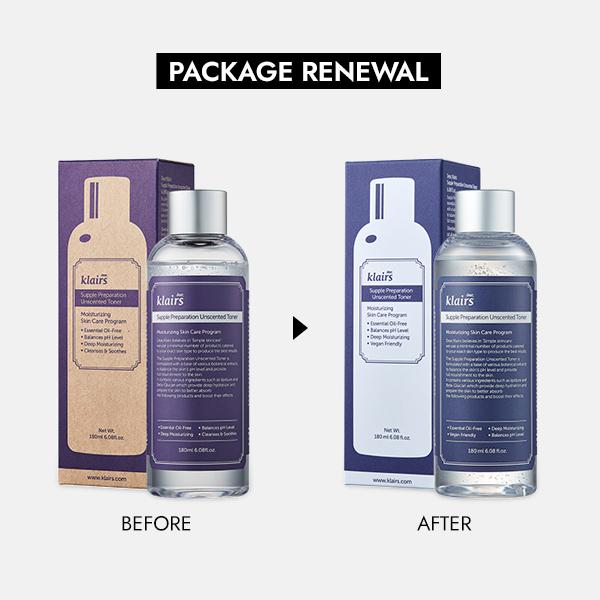 Dear Klairs Supple Preparation Unscented Toner, 180ml - Beauty Korea Dubai