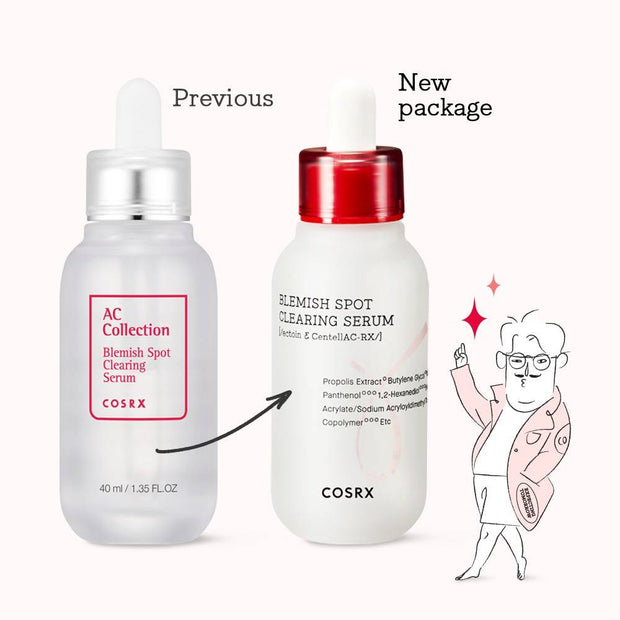 Cosrx Ac Collection Blemish Spot Clearing Serum, 40ml *NEW PACKAGING*