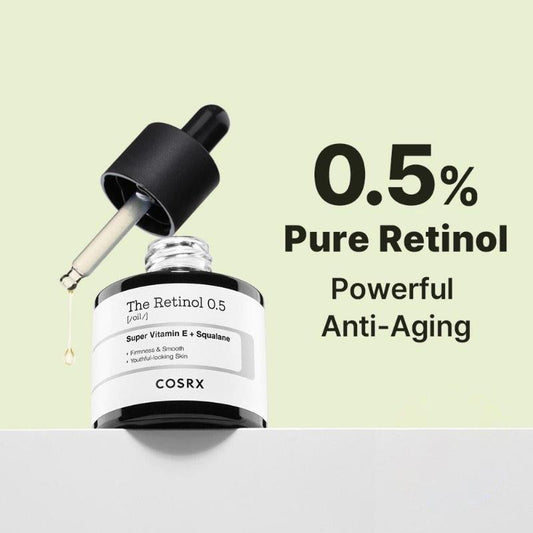 COSRX The Retinol 0.5 OIL Super Vitamin E + Squalane 20ml