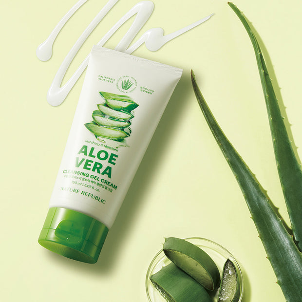 💐MOTHER'S DAY SALE💐 1+1 Nature Republic Aloe Vera Cleansing Cream 150ml, 1pc