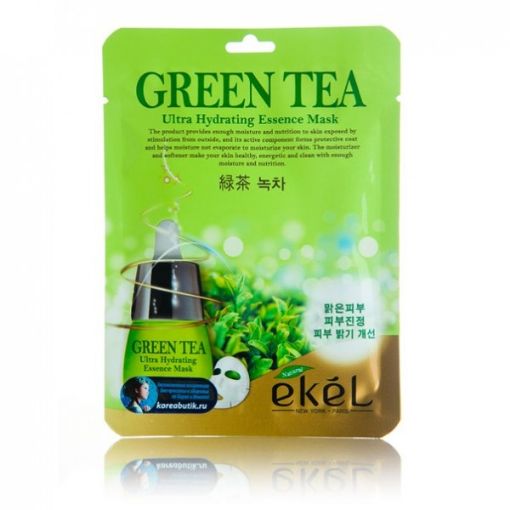 EKEL Green Tea Ultra  Hydrating Essence Mask, 1pc