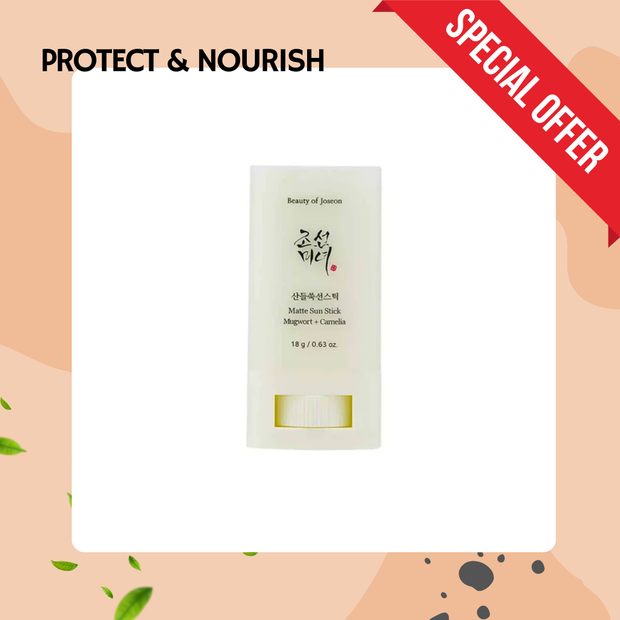 Beauty of Joseon Matte Sun Stick  Mugwort + Camelia SPF50+ PA+++ 18g