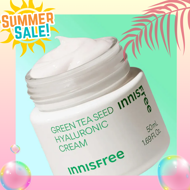 Innisfree Green Tea Seed Hyaluronic Cream, 50ml (hydration)