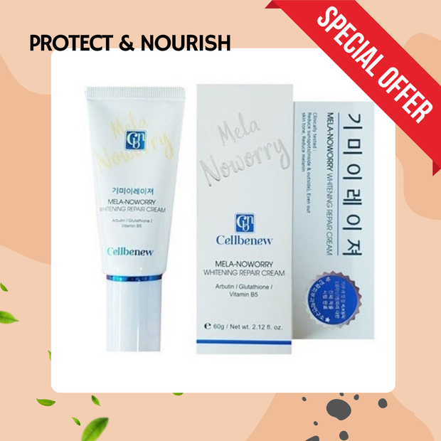 CELLBENEW Mela Noworry Whitening Cream 60g