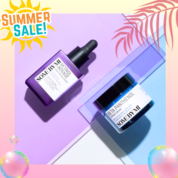 Some By Mi Retinol Intense Reactivating Serum 30ml + BETA PANTHENOL Repair Cream 50ml SET