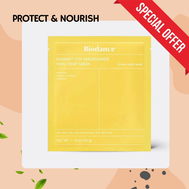 BIODANCE Radiant Vita Niacinamide Real Deep Mask 34g