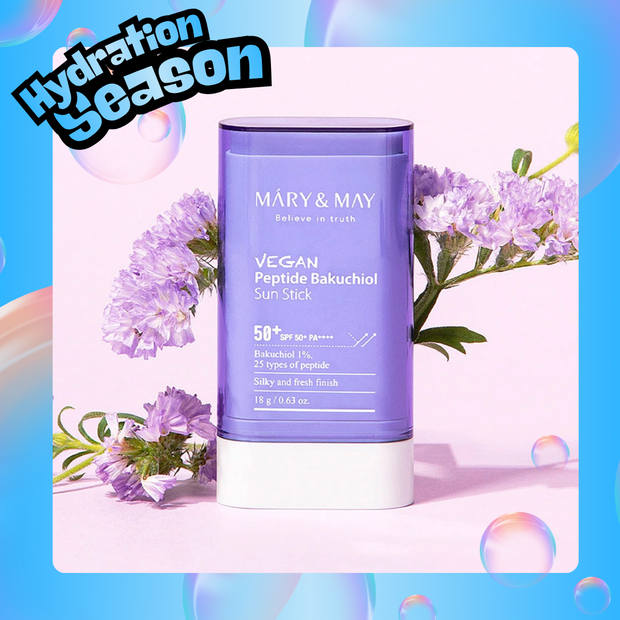 Mary & May Vegan Peptide Bakuchiol Sun Stick SPF50+ PA++++ 18g