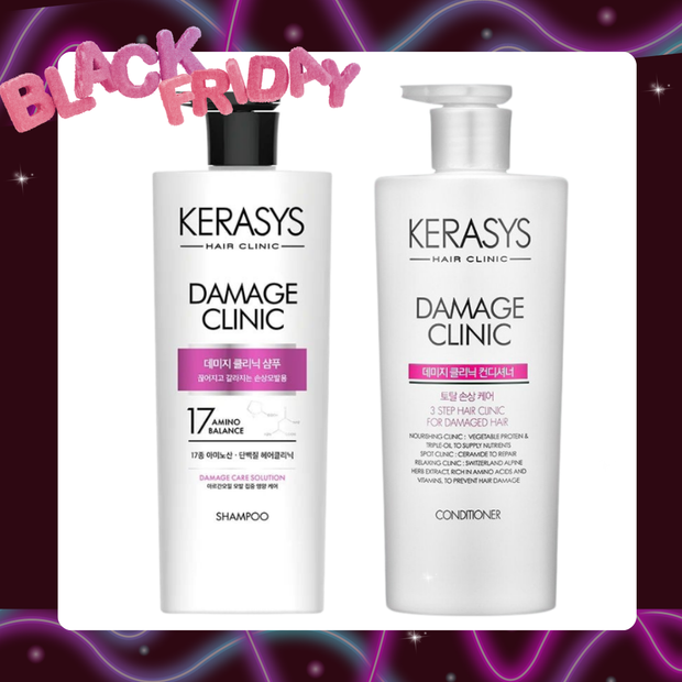 KERASYS Damage Clinic Shampoo + Conditioner 750ml