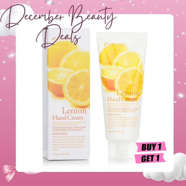[BOGO] 3W Clinic Hand Cream Lemon 100ml