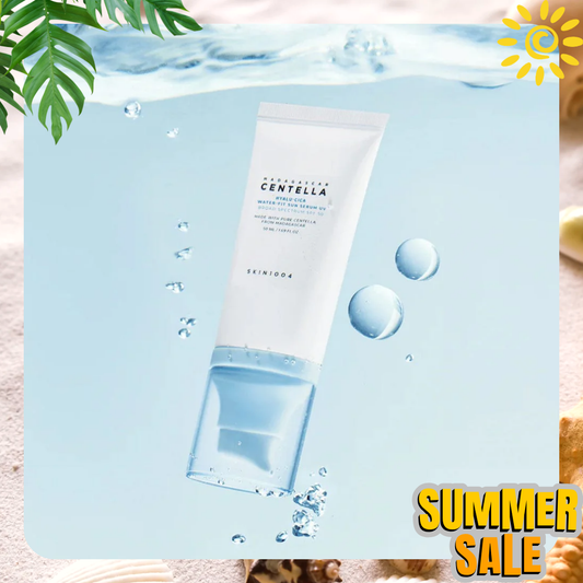 SKIN1004 Madagascar Hyalu-CICA Water-Fit Sun Serum SPF50+ PA++++ 50 مل، قطعة واحدة