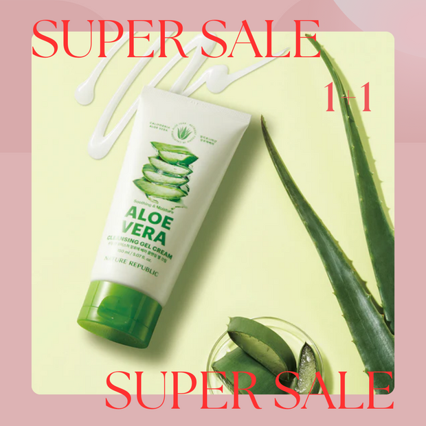 🤩SUPER SALE🤩 1+1 Nature Republic Aloe Vera Cleansing Cream 150ml, 1pc