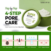 Some By Mi Super MATCHA Pore Clean Clay Mask, 100g