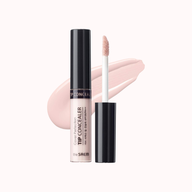 THE SAEM Cover Perfection Tip Concealer SPF28/PA++ 6.5 جرام، قطعة واحدة