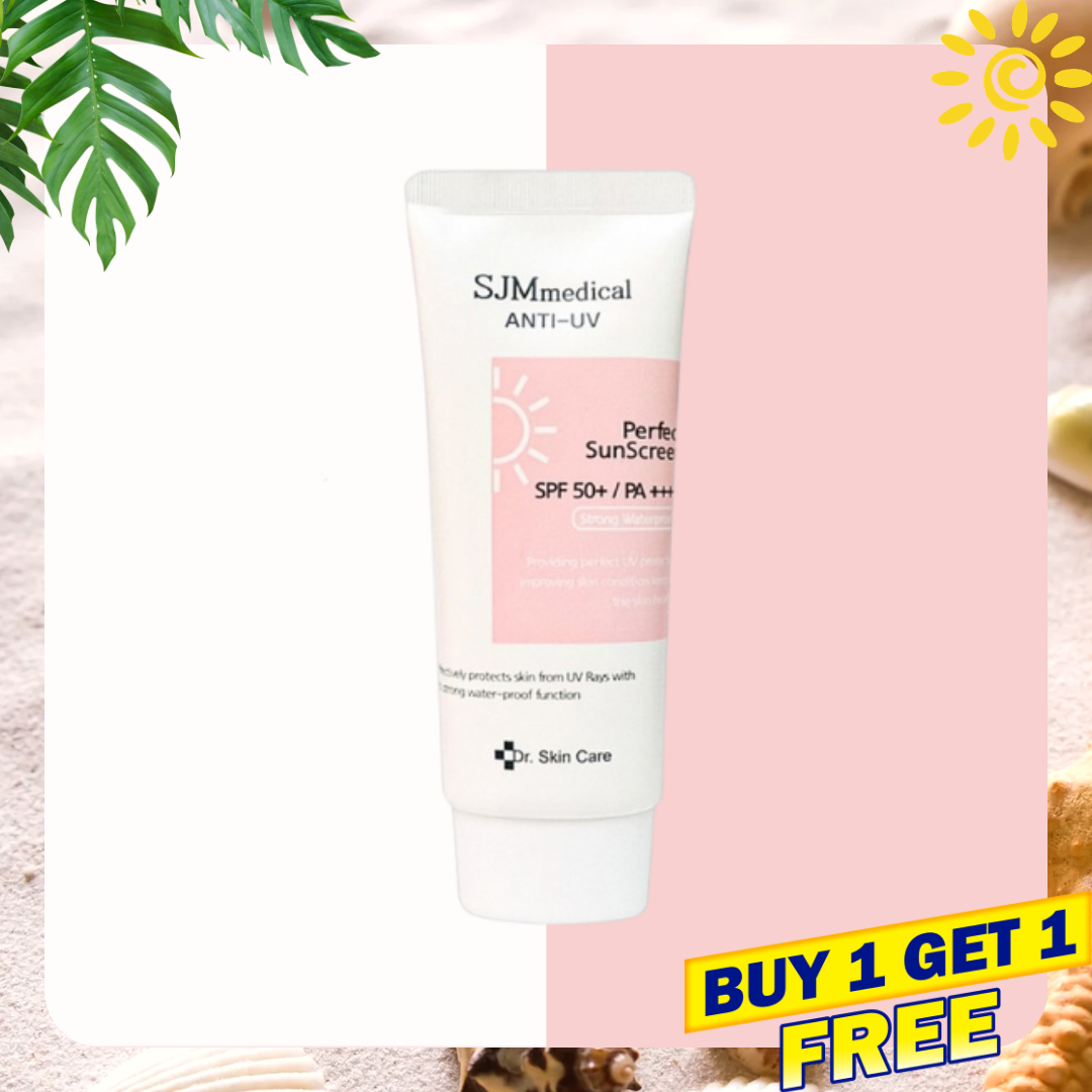 [تخفيضات كبيرة] واقي شمسي مثالي مضاد للأشعة فوق البنفسجية من SJM Medical SPF50 PA++++ (واقي شمسي قوي مقاوم للماء)