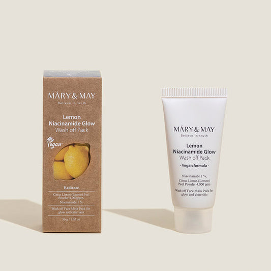 Mary & May Lemon Niacinamide Glow Wash Off Pack 30ml