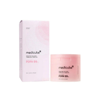 MEDICUBE PDRN PINK COLLAGEN TONING GEL TONER PAD 120ml
