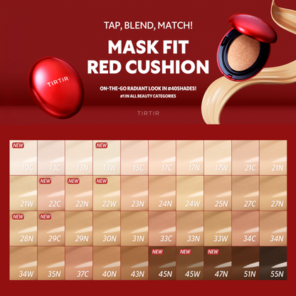 كريم أساس TIRTIR Mask Fit Red Cushion، قطعة واحدة