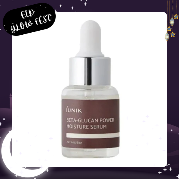✨ EID SALE IUNIK Beta Glucan Power Moisture Serum 50ml, 1pc
