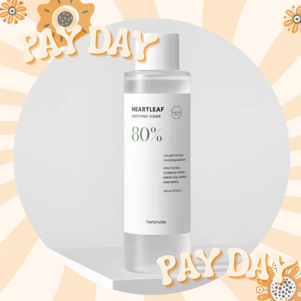 🌼PAY DAY SALE🌼 HERBNOTE Heartleaf 80% Soothing Toner 200ml, 1pc