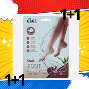 1+1 EKEL Snail Foot Peeling Pack, 1 pair