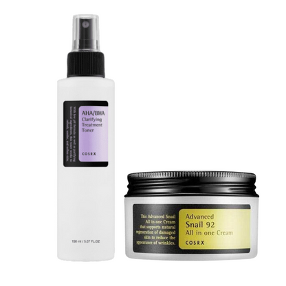 COSRX Smooth Skin Repair Duo (Toner 150ml + Cream 100g)