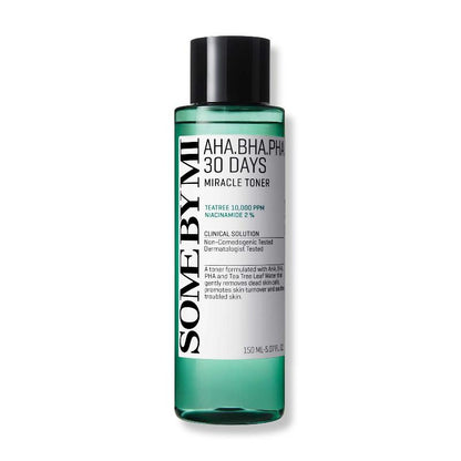 Some By Mi AHA BHA PHA 30Days Miracle Toner,150ml *new packaging - Beauty Korea Dubai