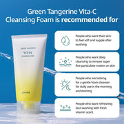 🌙 EID-AL-ADHA SALE🌙 GOODAL Green Tangerin VITA-C Cleansing Foam 150ml, 1pc