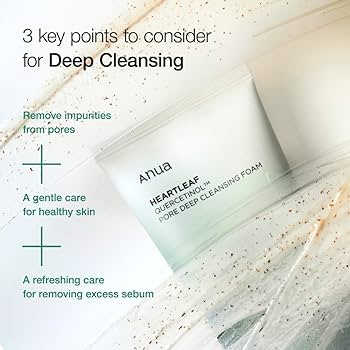 ANUA Heatleaf + BHA Quercetinol Pore Deep Cleansing Foam 150ml