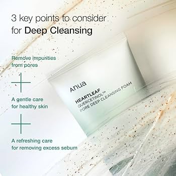 ANUA Heatleaf Quercetinol Pore Deep Cleansing Foam 150ml, 1pc