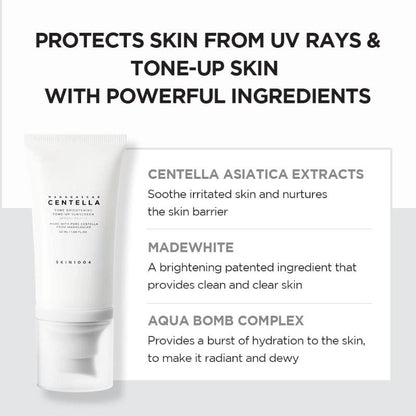 SKIN1004 Madagascar Centella Tone Brightening Tone-up Sunscreen SPF50+ PA++++ 50ml, 1pc
