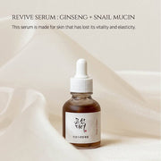 Beauty of Joseon Revive Serum Ginseng + Snail Mucin 30ml, 1pc