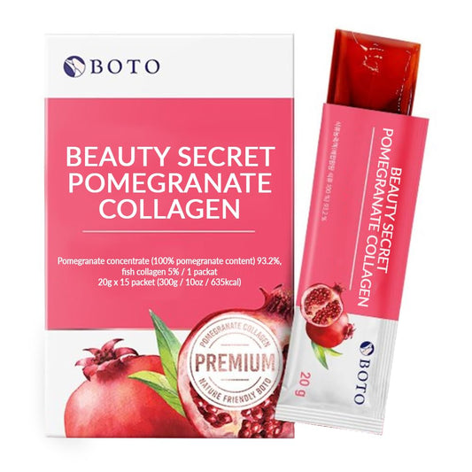 BOTO Beauty Secret Pomegranate Collagen 20g x 15 sticks