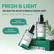 [BigSale] Somebymi AHA BHA PHA MIRACLE Full Routine Set (Soap+Toner+Serum+Cream)
