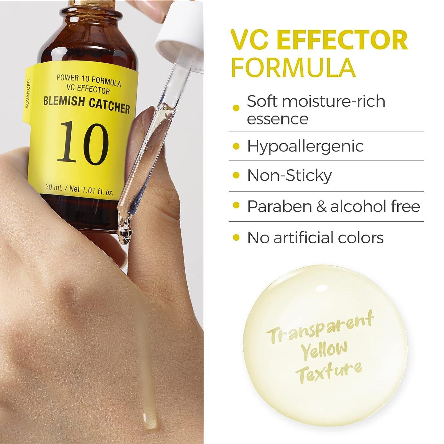 IT'S SKIN فيتامين سي باور 10 فورمولا VC Effector، 30 مل (تفتيح البشرة والبقع الداكنة) *عبوة جديدة*
