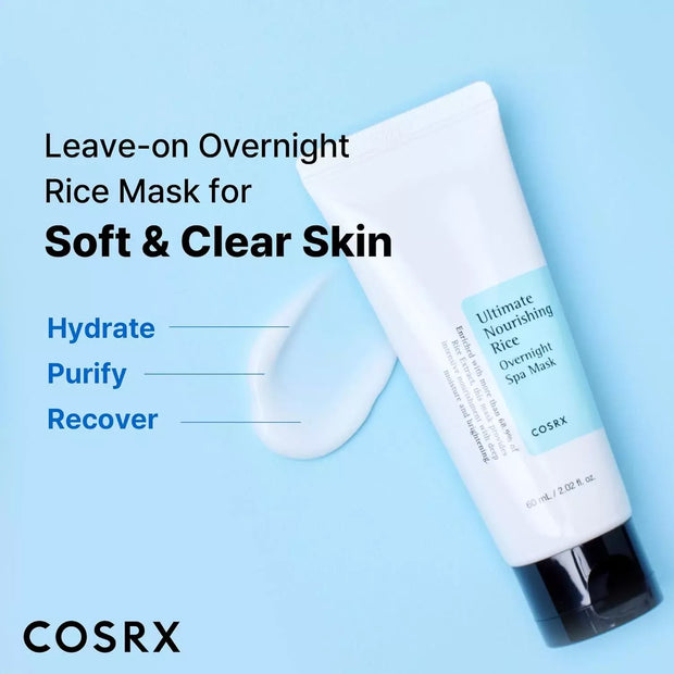 Cosrx Ultimate Nourishing Rice Overnight Spa Mask 60ml