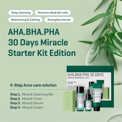 مجموعة AHA Miracle STARTER KIT من Some By Mi * عبوة جديدة