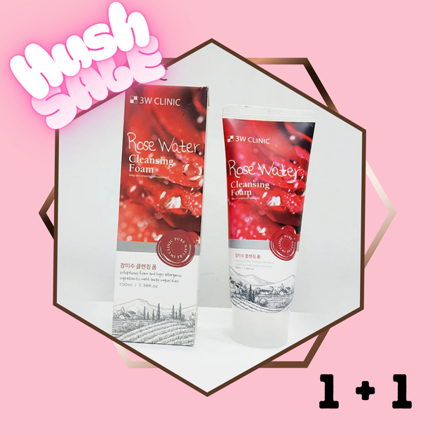 3W Clinic Rose Water Cleansing Foam 100ml