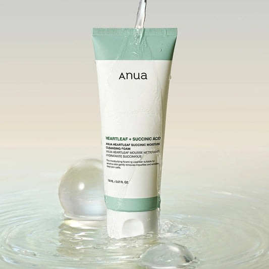 ANUA Heartleaf + Succinic Acid Moisture Cleansing Foam 150ml