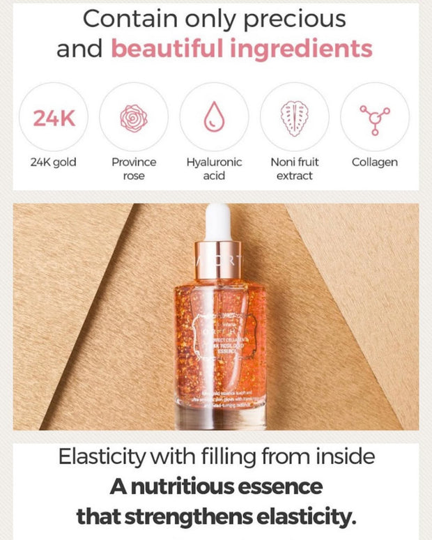 COREANA ORTHIA Perfect Collagen 24k Rose Gold Essence 50ml