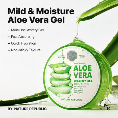 NATURE REPUBLIC 92% Aloe Vera Soothing GEL 300ml *new packaging