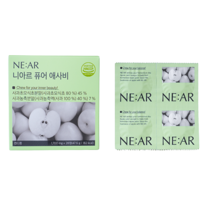 NE:AR Daily Balance ACV Chew Apple Flavour 1,700mg