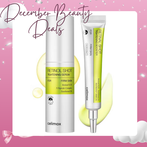 Celimax Retinol Shot Tightening Serum 30ml + Retinal Shot Tightening Booster 15ml Set