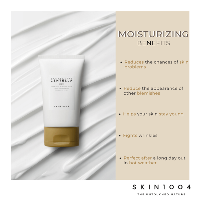 كريم سنتيلا مدغشقر من SKIN1004، 75 مل، قطعة واحدة