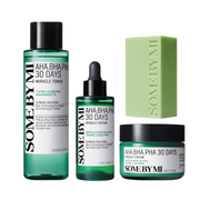 [BigSale] Somebymi AHA BHA PHA MIRACLE Full Routine Set (Soap+Toner+Serum+Cream)